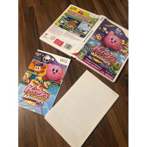 Boîtier De Remplacement Pour Jeu Nintendo Wii Kirby's Adventure Wii Avec Notice