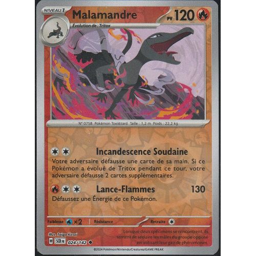 Carte Pokémon - Malamandre - 024/142 - Ev7 Couronne Stellaire
