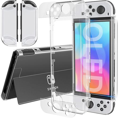 Coque Silicone Transparent Compatible Avec Nintendo Switch Oled 2021 - Phonillico©