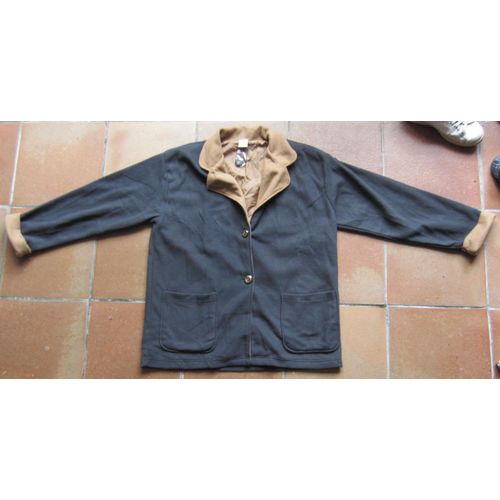 Veste Polaire Damart Chaude Taille M Noire Neuve