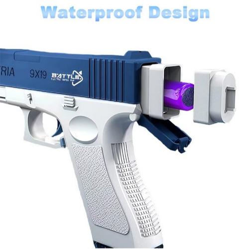 Pistolet À Eau Électrique, Portée Jusqu'à 10 Mètres, Pistolets Automatiques À Haute Capacité, Amusement Avec Jet D'eau En Plein Air Pour Enfants, Adolescents Et Adultes Rose