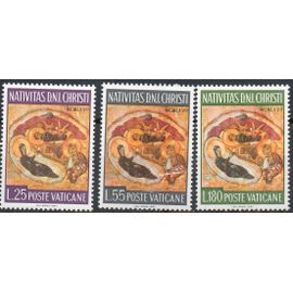 Vatican Timbres Noël 1967