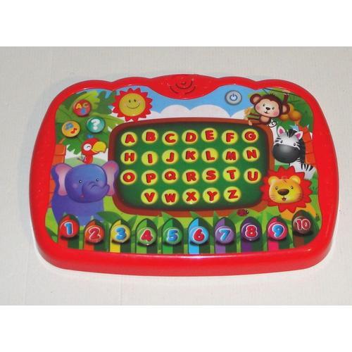 Tablette Alphabet Musicale Animaux Gifi - Console Rouge Sonore