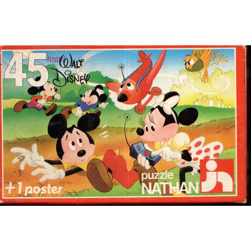 Puzzle Nathan, Réf. 587999, Mickey Et Minnie