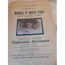 Meubles Et Objets D'art Gravures Dessins Tableaux