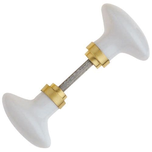 poignée de porte Ensemble boutons de porte olive porcelaine blanc