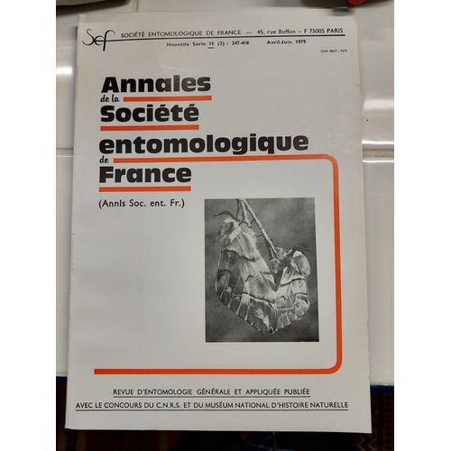 Annales De La Société Entomologiques De France, Tome 15(2)