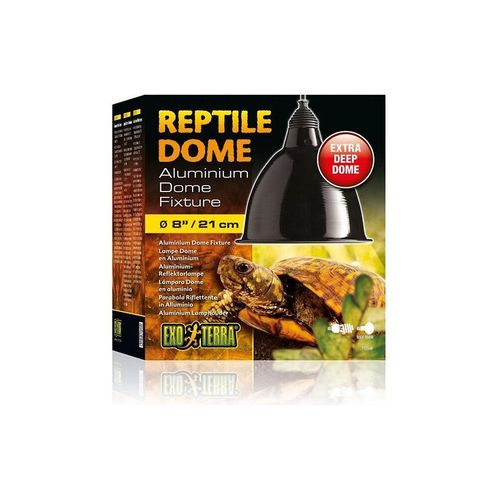 Exo Terra Lampe Dôme A Réflecteur En Aluminium L - Pour Reptiles