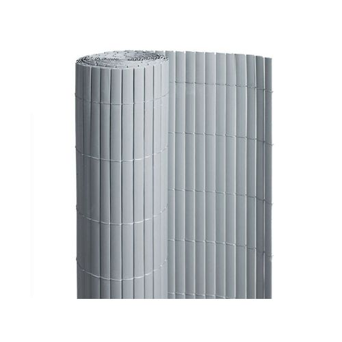 Canisse Pvc Double Face Gris 18 M - 6 Rouleaux De 3 X 1,20 M - Jardideco