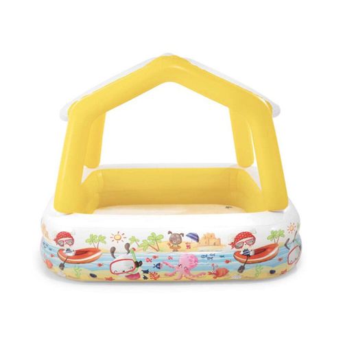 Intex - 57470np - Jeau D Eau Et De Plage - Piscine Pare-Soleil Aqua - 157 X 157 X 122 Cm - Pare-Soleil Détachable Velcro