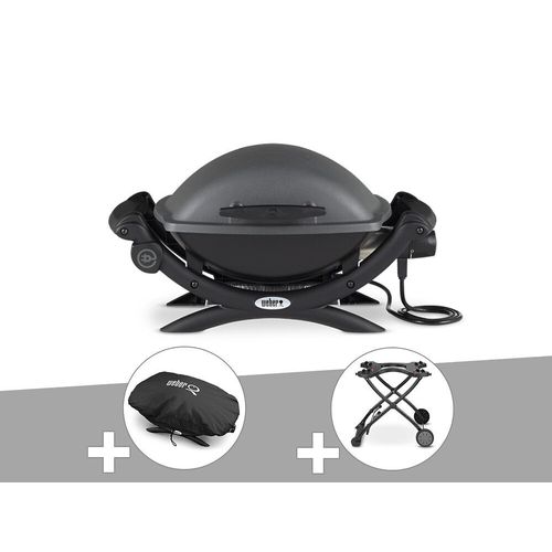 Barbecue électrique Q 1400 + Housse + Chariot - Weber