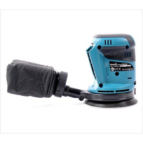 Makita BBO180Z Ponceuse excentrique à batteries 18V Li-Ion (machine seule) - 125mm