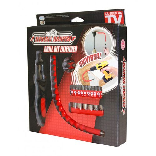 Venteo - Coffret bricolage - FLEXI DRIVER - Rouge - Adulte - Accessoire - Flexible - Ergonomique