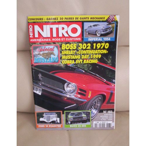 Nitro N° 183 - Spécial Mustang - Buick Gs 455 - Imperial 54 - Roadster Ford 34...