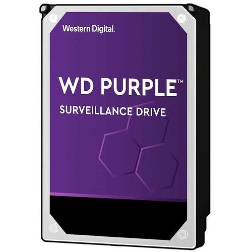 WD Purple WD10PURZ - Disque dur - 1 To - interne - 3.5" - SATA 6Gb/s - 5400 tours/min - mémoire tampon : 64 Mo