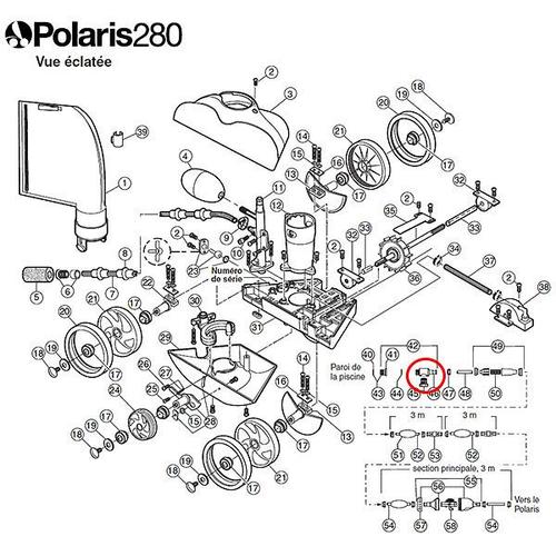 connecteur uwf pour polaris 280 - 91009001 - polaris