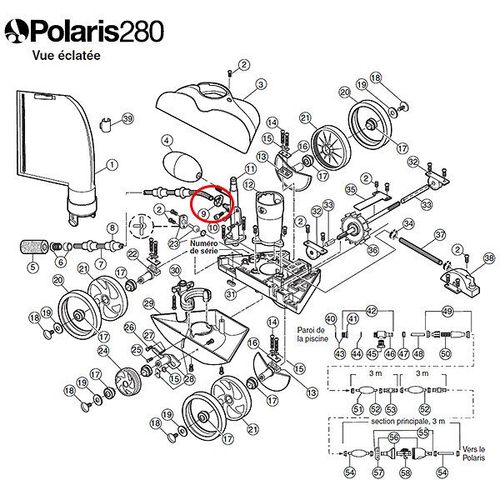 Polaris - B15 - Bague Tuyau Balayage 180/280/380