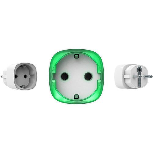 Accessoire pour alarme Ajax Systems Prise intelligente sans fil blanche avec