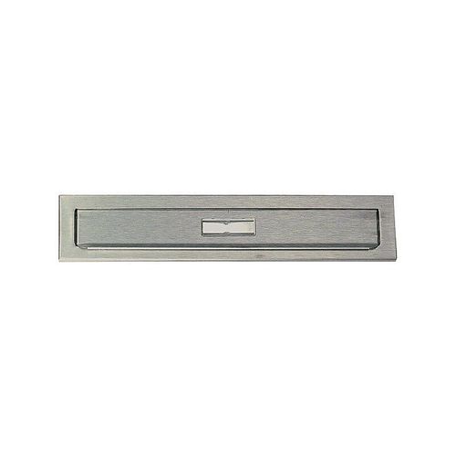 Entrée courrier profil inoxydable 1054334