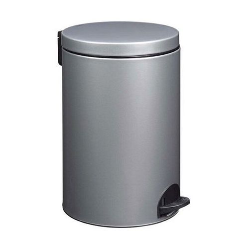 Poubelle ? P?dale 20l Gris M?tal - 90091
