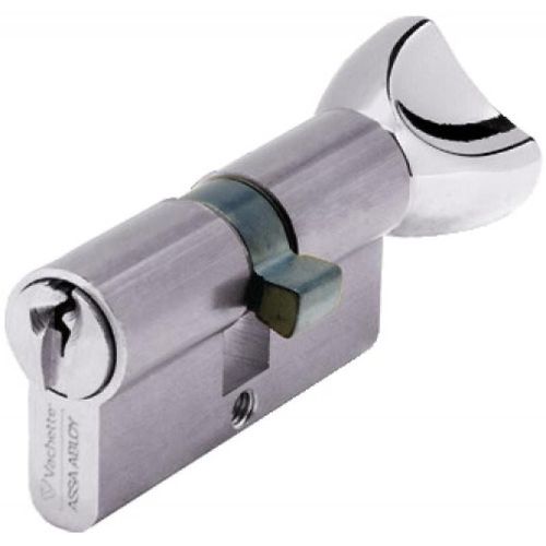 Cylindre sur variure UA 1001 - 30 x B30 - laiton nickelé - V5 3111 VACHETTE