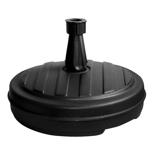 Pied De Parasol Plastique Rond À  Remplir Pour  Tige 18mm À  33mm.