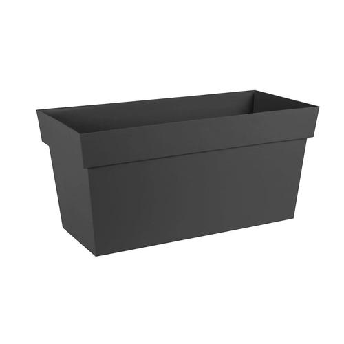 Eda Muret Avec Roulettes Toscane - 79 X 35 X H 39 Cm - 74 L - Noir