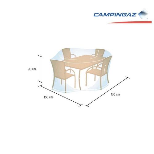 Housse de jardin rectangulaire CAMPINGAZ - pour ensemble de jardin - Taille M - 90x170x150cm