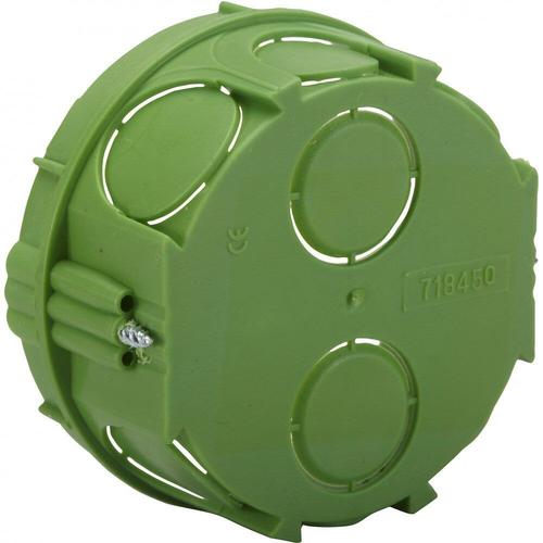 Boîte appareillage maçonnerie DEBFLEX diamètre 67mm profondeur 30mm vert