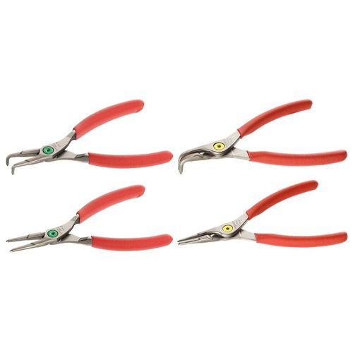 JEU DE 4 PINCES CIRCLIPS - BECS COUDÉS ET DROITS