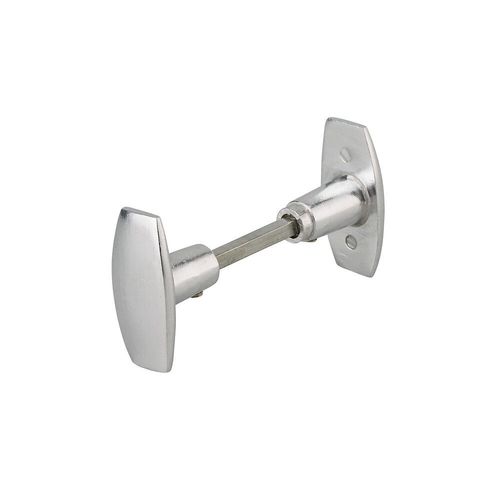 Lot de 2 boutons de porte Alliage acier poli