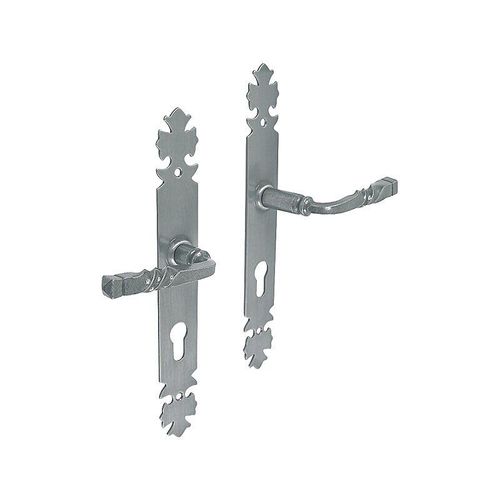 Ensemble de porte Bourgogne BOUVET - Clé I RH1C fer patiné cémenté - 5677