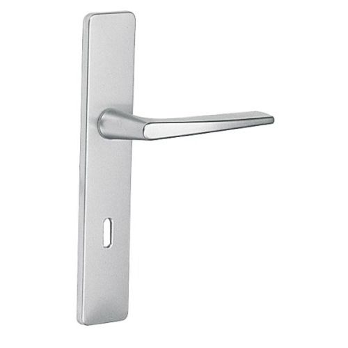 Ensemble de porte Riviera BEZAULT Entraxe 195 mm Argent - Clé L - 0072744