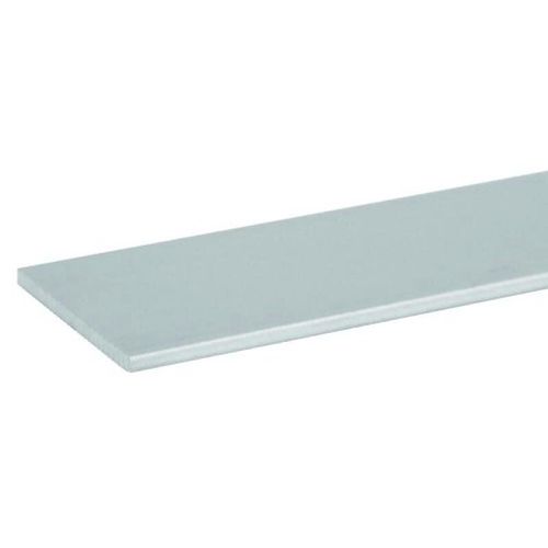Méplat aluminium - largeur 15 mm - satiné argent - 4 m DUVAL