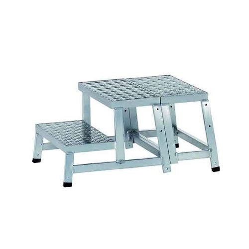Marchepied industriel modulaire MODULO STEP 2 marches XL - hauteur de travail 2,40m