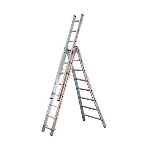 Echelle transformable en Aluminium 3x12 Haut. 7M96 PRONOR 3 Plans Tubesca Comabi