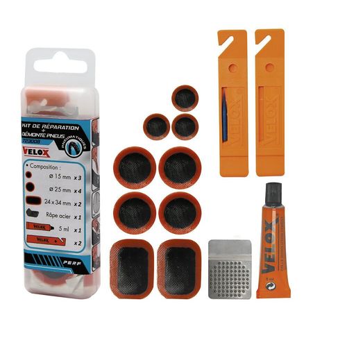 Kit Réparation De Secours Vélo + Démonte Pneus