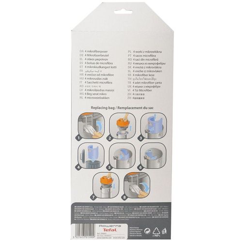 Sacs (X4) Pour Aspirateur Cuve Wet & Dry Zr 8001* - 599501