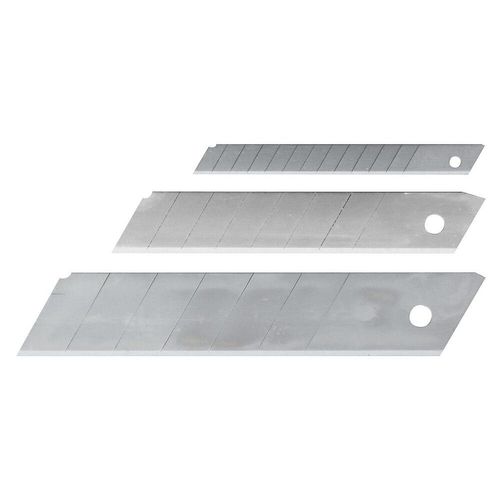 10 Lames De Cutter Largueur 25 mm en étui plastique (vrac)