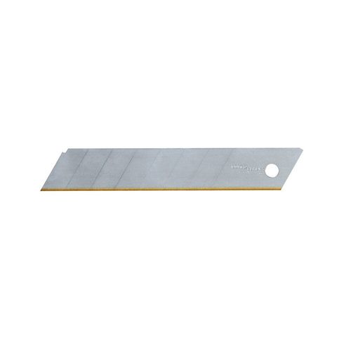Étui plastique de 10 lames de cutter ""titane"" 18 mm