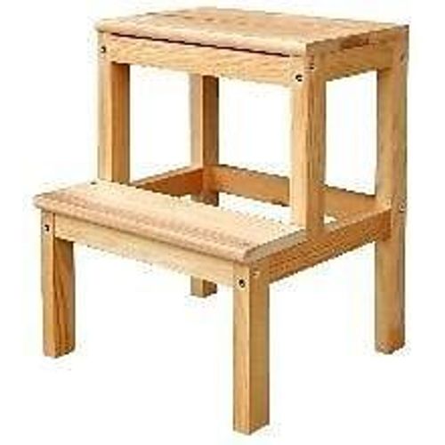 Marche pied en bois 1 marche avec tablette