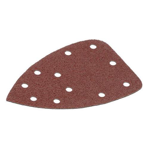 Lot de 5 patins triangulaires auto-agrippants - grain 40 - 150x150x100 mm