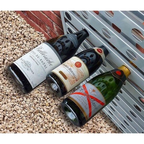 Casier de rangement design pour 90 bouteilles