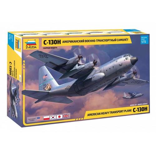 Zvezda 530007321 1 72 C-130 H Hercules - Kit De Construction En Plastique - Réplique Détaillée Multicolore