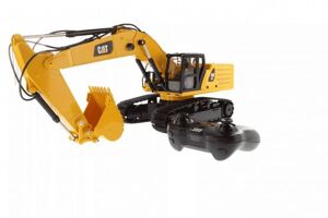 Pelleteuse Caterpillar 395 GP à L'échelle 1:50 - Modèle Die-cat Métallique Avec Outils - Dès 14 Ans, Collection