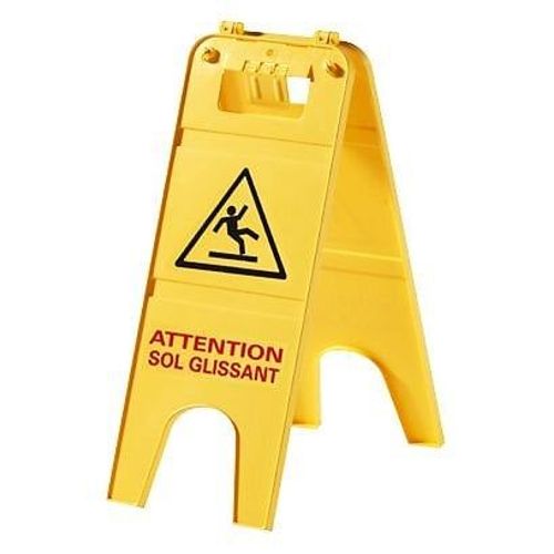 Panneau signalisation sol glissant - 228 x h. 600 mm 750 g