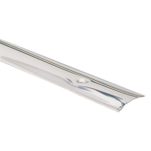 Barre de seuil à visser en inox brillant 15/10e - 70x2700 mm DINAC