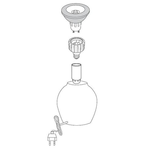 Transformateur de Douille TIBELEC E14 en GU10