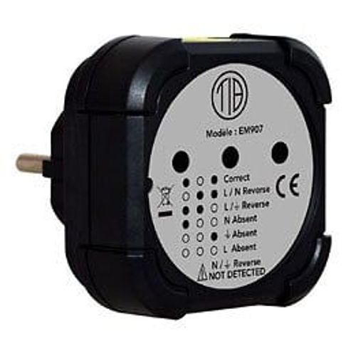 Testeur de prises électriques à voyant