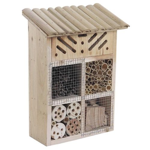 Maison À Insectes En Bois Et Bambou